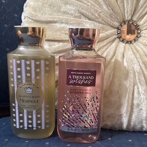 BATH & BODY WORKS SET. . . WHIPPED BERRY MERINGUE and A THOUSAND WISHES!!!!!!